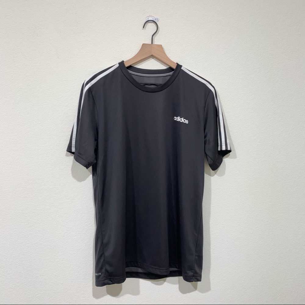 Adidas Striped Sleeve Shirt
